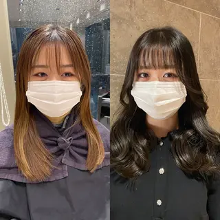 セミロング カラー 髙木美緒🌿 レイヤー/アレンジのヘアスタイル