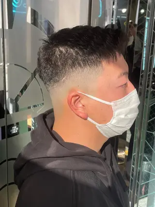 メンズ Le'a所属・渋谷/フェード/ 國分 翔のヘアスタイル