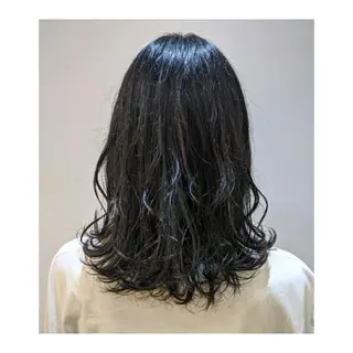 ミディアム カラー arte pelo 辻のヘアスタイル