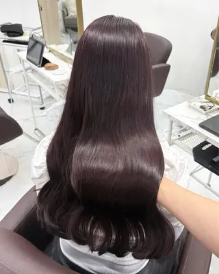 セミロング カラー IS所属・横浜美容室/透明感 カラー/レイヤーのヘアスタイル