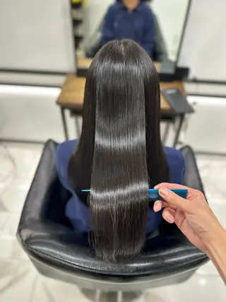 ロング ✨美髪矯正/韓国 レイヤー/源✨のヘアスタイル