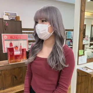 ロング カラー ヘアアレンジ 💖メンズモデル 募集/晴香💖のヘアスタイル