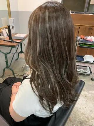 セミロング カラー Little_okinawa所属・Mikuri 【Little】のヘアスタイル