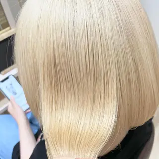 ショート カラー 🌈派手髪ハイトーン 🌈鈴木亮太🌈のヘアスタイル