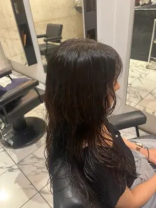 セミロング パーマ Luxe【ラグゼ】所属・表参道/ キリ🪐のヘアスタイル