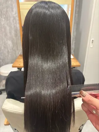 ロング KAEDE💖 縮毛矯正/艶カラーのヘアスタイル