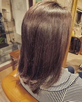 ミディアム カラー spa hair  ark 富井直美のヘアスタイル