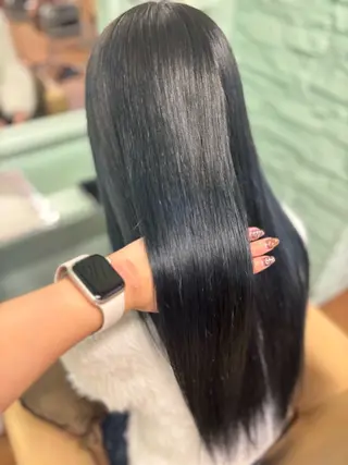 カラー 艶盛れ透明感カラー/ kanna🖤のヘアスタイル