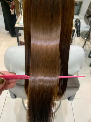 ミディアム カラー パーマ キッズ 酸熱トリートメント/ 髪質改善🌟玉井香奈のヘアスタイル