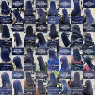 ロング カラー ［銀座］淡色 ラベンダー🫧大村のヘアスタイル