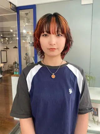 ミディアム カラー 🌻名古屋🌻 🫧ハイトーン🫧のヘアスタイル