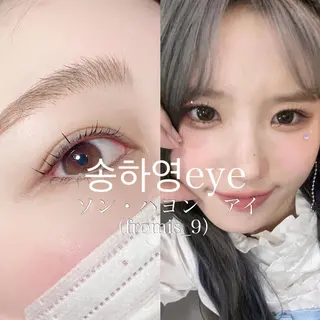 セミロング カラー ヘアアレンジ マツエク・マツパ ブレス　セルバテラス泉店所属・🍓Rei naのマツエク・マツパデザイン