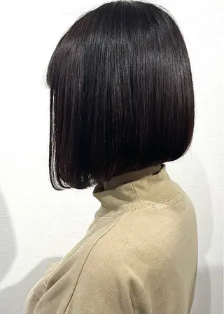 ショート 切っぱなし💇‍♀️ イヤリング🎨龍之介のヘアスタイル