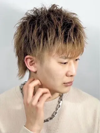 セミロング カラー ヘアアレンジ メンズ プレミアムバーバー新宿店所属・⚡️メンズ特化⚡️ 倉林 隼大のヘアスタイル