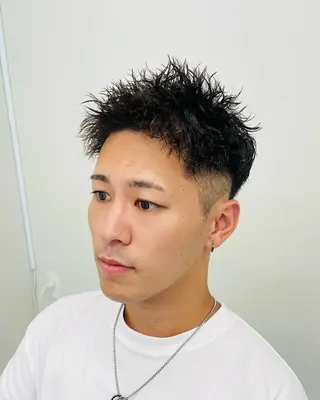 ショート パーマ メンズ 👑メンズ/パーマ/ 小島桐弥👑のヘアスタイル
