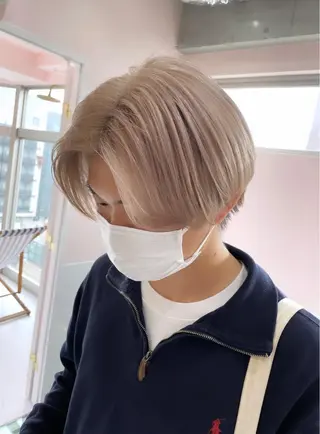 カラー 色落ち綺麗透明感カラ /ボブ/ナカツヒカルのヘアスタイル