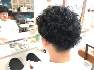 ショート パーマ メンズ メンズ指名多数!! SiLO 田島のヘアスタイル