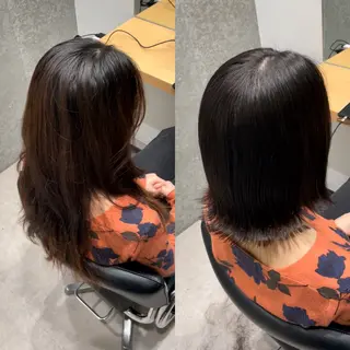 ショート カラー 髪質改善ヘアケア 艶髪特化/上田のヘアスタイル