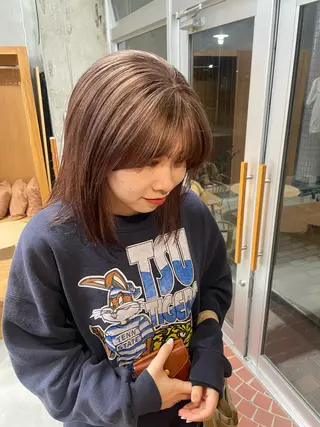 カラー wewe: momoeのヘアスタイル