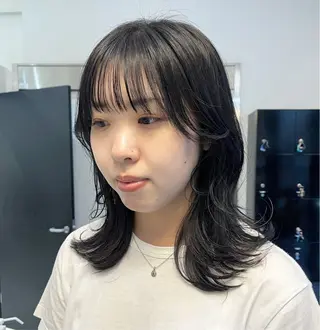 ミディアム カラー channel所属・Natsumi ❤︎のヘアスタイル