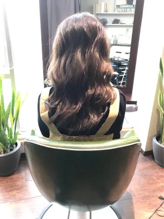 セミロング カラー パーマ Largo所属・広中 裕一のマツエク・マツパデザイン