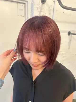 ショート カラー UNU【ユヌ】所属・＊UNU＊ RICOのヘアスタイル