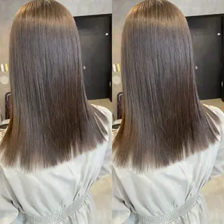 セミロング カラー tocca 💜石田愛結💜のヘアスタイル