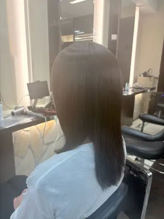 ロング 細田 舞乃のヘアスタイル