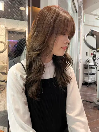 ロング 似合わせカットカラー 🤍🎀honokaのヘアスタイル