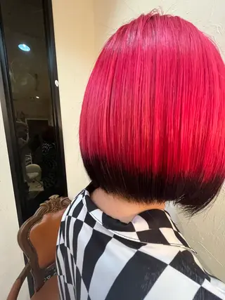 カラー BEEST所属・ate 【暖色/ハイトーン】のヘアスタイル