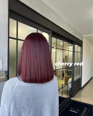 ミディアム ヤマダレナ/個室/ 透明感艶カラー😽✨のヘアスタイル