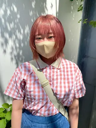 ショート カラー 艶カラー 🤍🫧/makoのヘアスタイル