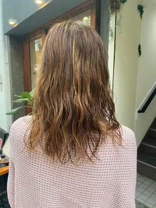 セミロング nico🏁 rihoのヘアスタイル