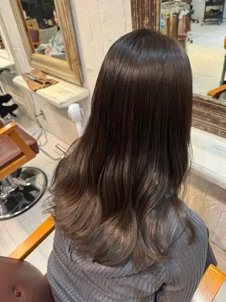 セミロング F Beauty表参道所属・髪質改善/縮毛矯正/ 酸性ストレート/ガブのヘアスタイル