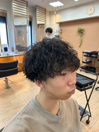 パーマ メンズ 間中竜生 #メンズ特化のヘアスタイル