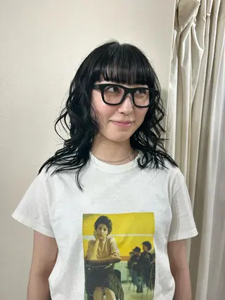 セミロング カラー パーマ ☕️結【suii.】 ボブ/ヘアセット☕️のヘアスタイル