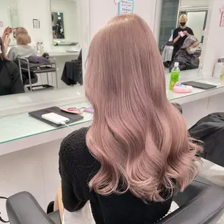 カラー ハイトーン🤍ブロン ド🤍MISAKIのヘアスタイル