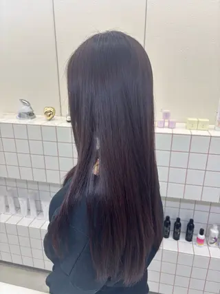 ロング カラー Asumi/伏見 /ブリーチ/花屋併設のヘアスタイル