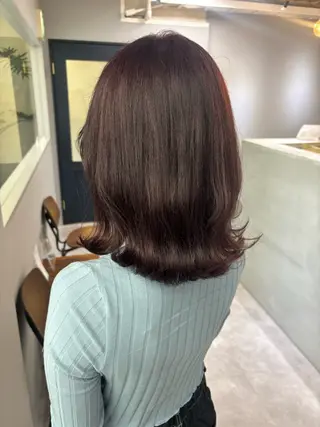 ミディアム カラー 雰囲気似合わせ/ itta𓂃🫧‪のヘアスタイル