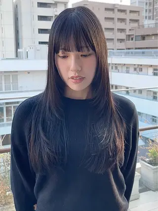 ロング 園田 渉 ◤SHIKIO◢のヘアスタイル