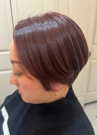 ショート カラー 加藤 風花のヘアスタイル