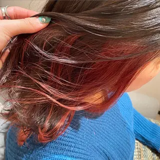 セミロング カラー 🌈🌸あおき みちる🌟💗のヘアスタイル