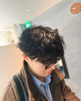 パーマ メンズ Men’s BIRTH by happiness 【メンズ バース】(メンズバース バイ ハピネス)所属・RISA/奈良 /メンズ専門美容師のヘアスタイル