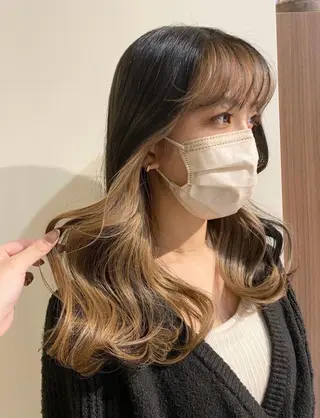 カラー 🩷 moeka 🩷のヘアスタイル