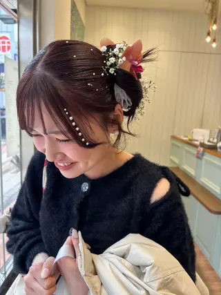 ヘアアレンジ ayaka #パーマ#アレンジのヘアスタイル