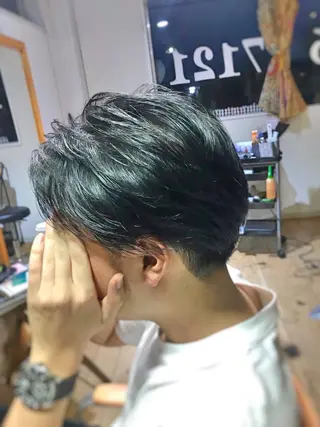 ショート メンズ MERCURY(フリーランス)所属・タカハシ ユウヤのヘアスタイル