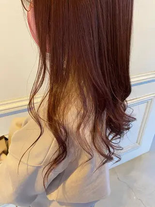 ロング カラー ヘアアレンジ 鹿児島 聖来のヘアスタイル