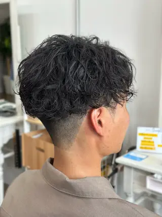 パーマ メンズ Snalyメンズ特化 スエハラのヘアスタイル
