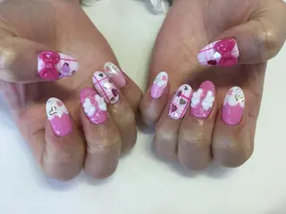 ネイル 💎🐰 saki. m 🐰💎のネイルデザイン