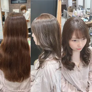 ロング カラー ヘアアレンジ キッズ 五反田　美容院☆張 明星☆韓国ヘアのヘアスタイル
